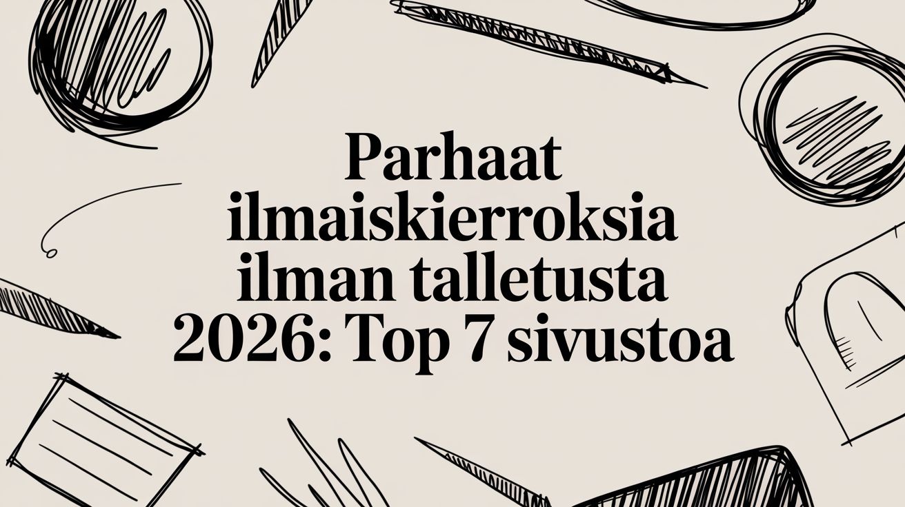 Parhaat ilmaiskierroksia ilman talletusta 2026: Top 7 sivustoa